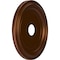 Ekena Millwork Traditional PVC Medallion (Canopies up to 11 1/2"), 19"OD x 3 1/2"ID x 1 1/2"P, Metallic Dark Copper CMP19TRCDC - alternate 2
